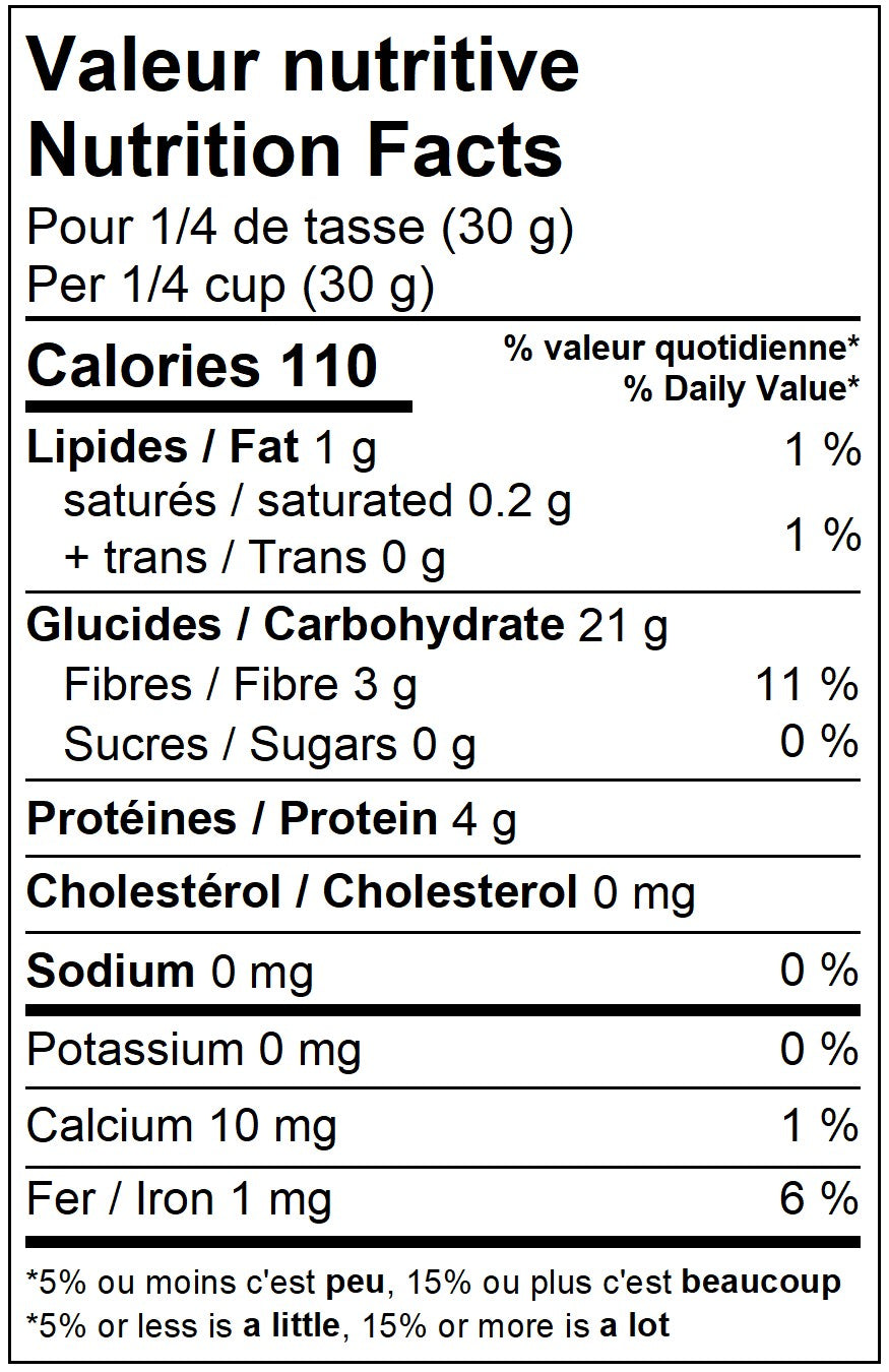 Farine de blé entier | Aliments Tristan