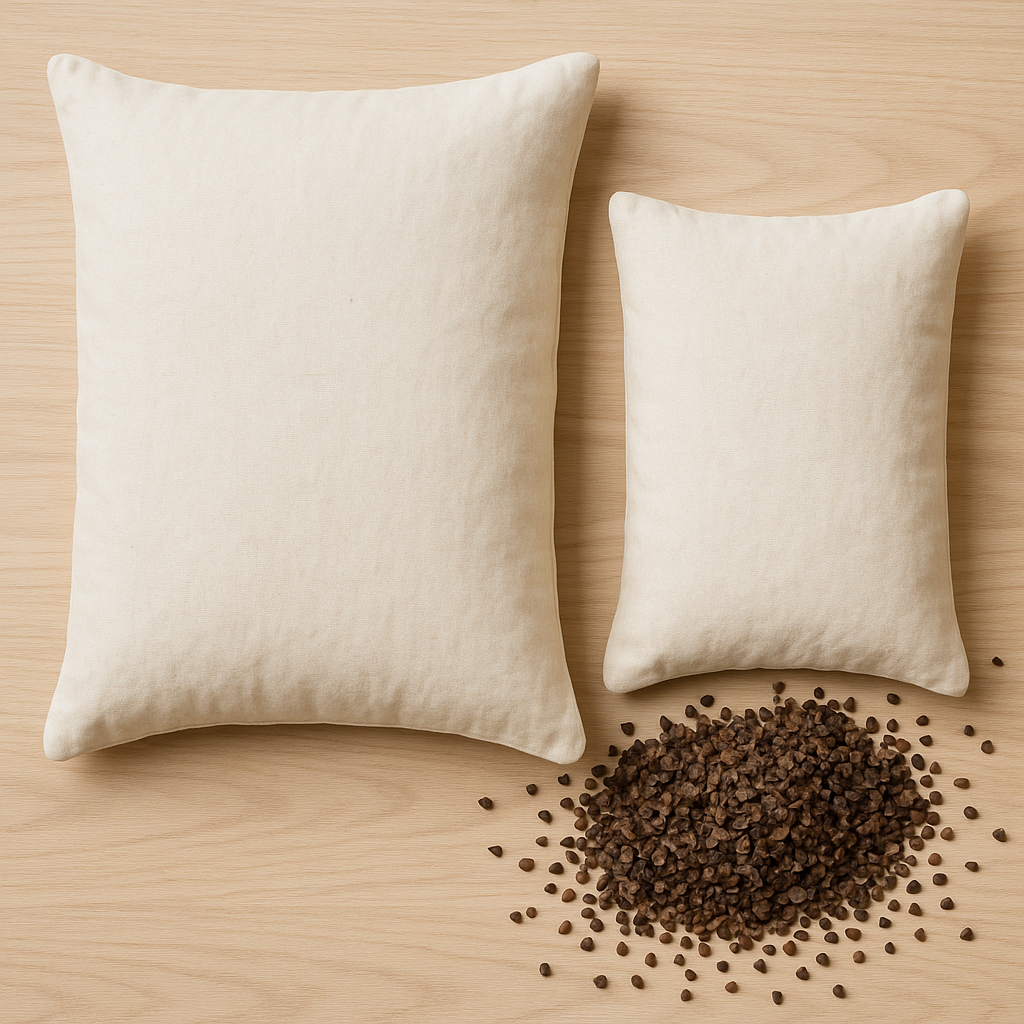 Coques de sarrasin naturelles