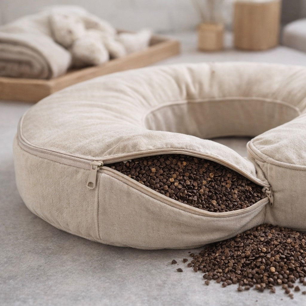 Coques de sarrasin naturelles